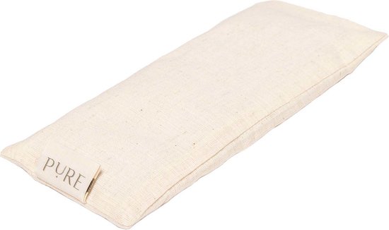 Oogkussen linnen lavendel naturel eco - Pure van Merkloos