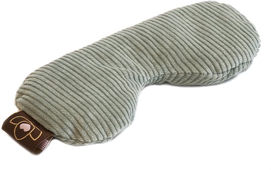 Oogkussen rib lavendel gevormd asgroen eco - Lotus