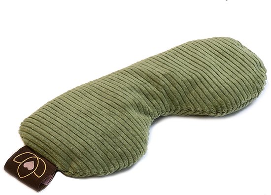 Oogkussen rib lavendel gevormd olijfgroen eco - Lotus