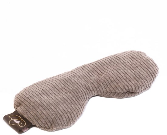 Oogkussen rib lavendel gevormd taupe eco - Lotus van Lotus