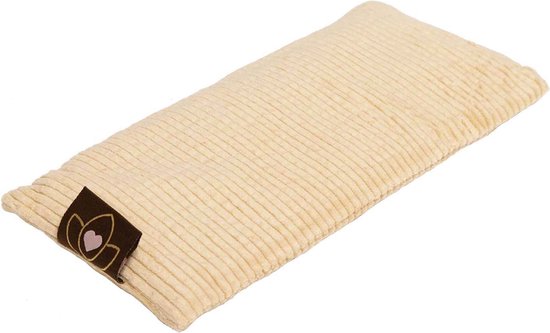Oogkussen rib lavendel sand eco - Lotus van Lotus