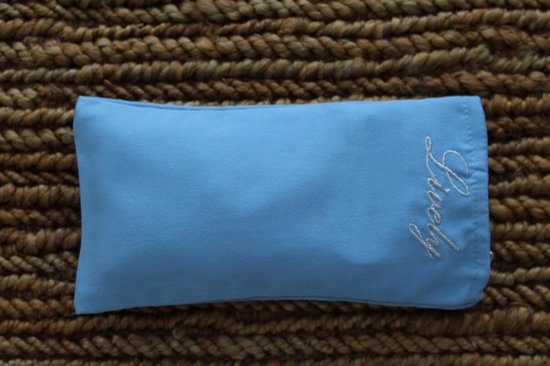 Oogkussen - Yoga lavendel oogkussen-yoga kussens- yoga props- baby blauw