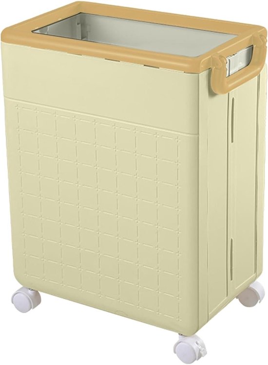 Opbergmand Yogamat - Fitness Organizer - Sportspullen Opbergen - Met Wielen - 52 cm Hoog - Lichtgroen