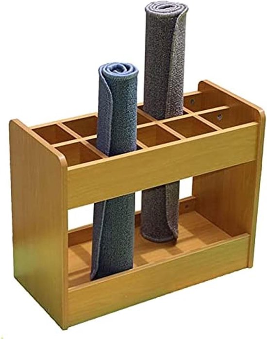 Opbergrek voor yogamat met meerdere compartimenten voor een georganiseerde thuisgym en yoga accessoires, ruimtebesparend ontwerp en optimale functionaliteit