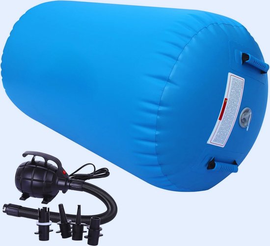 Opblaasbare Air Roll - Gymnastiekmat Voor Tumbling - Training En Yoga Thuis van Merkloos