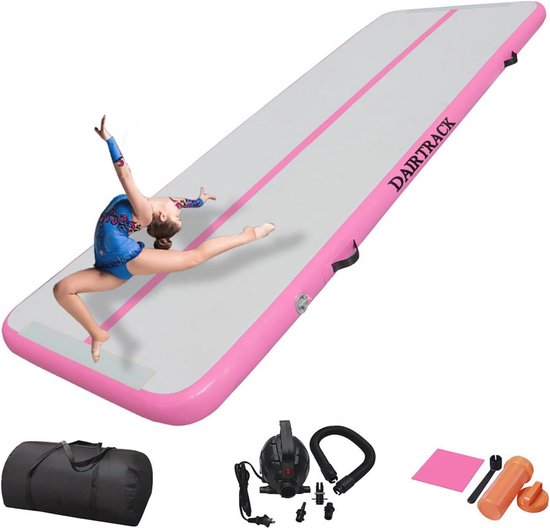 Opblaasbare Gymnastiek Luchtmat voor Training en Yoga - 30m Air Tumbling Mat