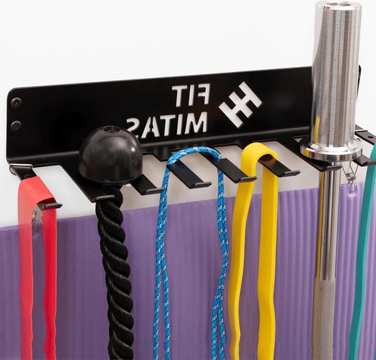 Opslag Halterstang Houder Muur - Verticale Barbell Houder Olympische Barbells - Gym Yoga Mat Houder Rack