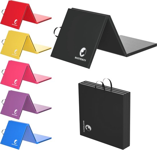 Opvouwbare Gym Fitness Mat 2 inch Dikke Schuim 6ft x 2ft - Multifunctionele Oefening en Pilates Mat