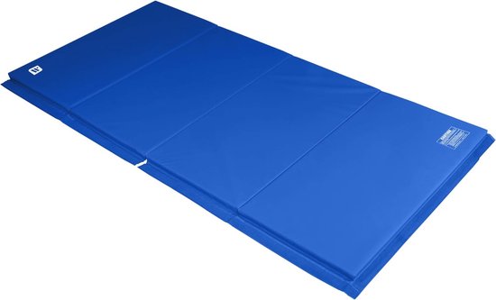 Opvouwbare gymnastiekmat 4ft x 8ft x 2 inch - Draagbare tuimelmat voor yoga, pilates en vechtsporten
