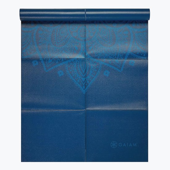 Opvouwbare reisfitness- en oefenmat voor yoga pilates vloertraining - 68" L x 24" B x 2mm dik