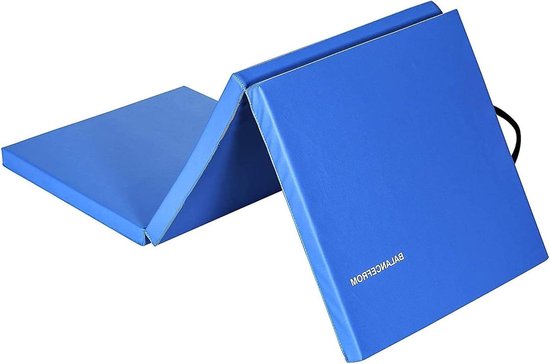 Opvouwbare trainingsmat 5 cm dik met handgrepen voor MMA gymnastiek thuisgymnastiek beschermende vloeren van Everlast
