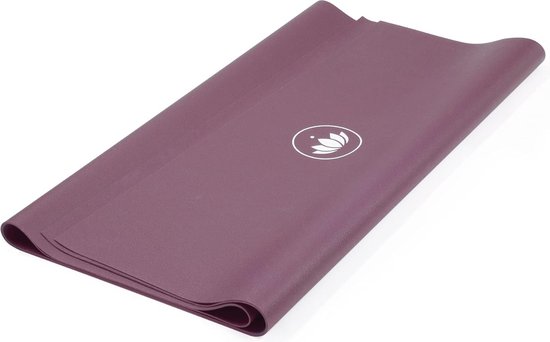 Opvouwbare Yoga Mat voor Reizen - 100% Natuurlijk Rubber, Dun en Antislip, 185 x 65 cm