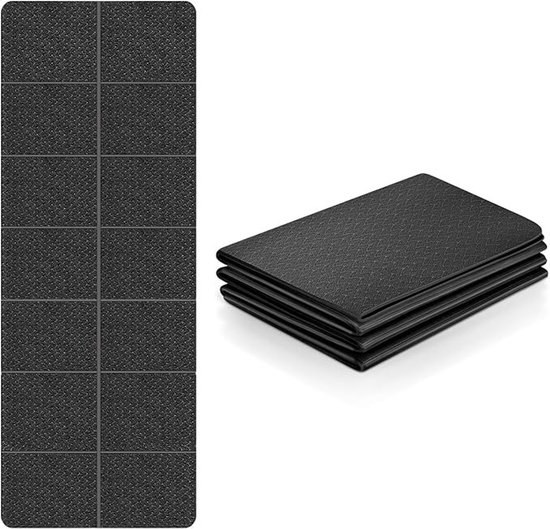 Opvouwbare yogamat, 4 mm dik, antislip TPE voor yoga en fitness