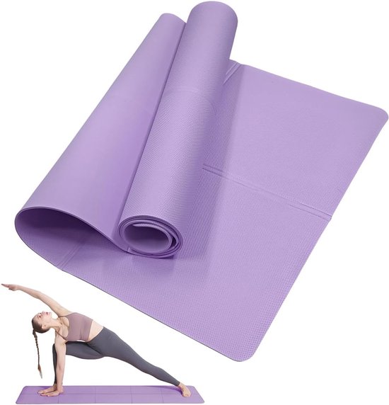Opvouwbare yogamat - antislip - geschikt voor yoga en fitness