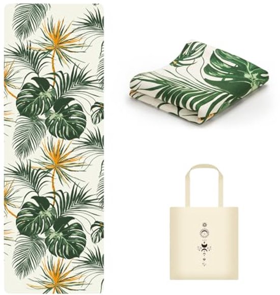 Opvouwbare yogamat - Draagbare, antislip en comfortabel voor yoga, pilates en fitness van Merkloos
