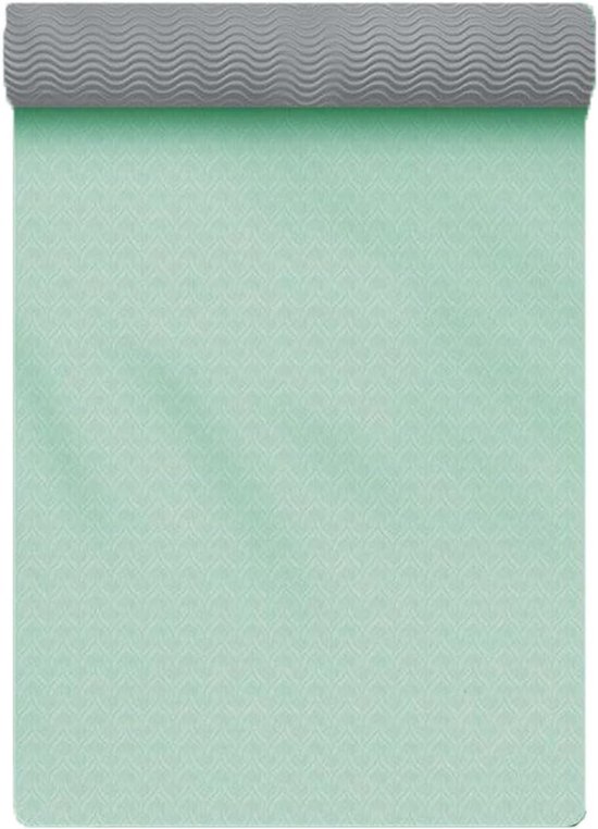 Opvouwbare Yogamat - Fitnessmat Draagbaar - Sport en Ontspanning - Dubbelzijdig Antislip - 183 x 61 cm - Blauw