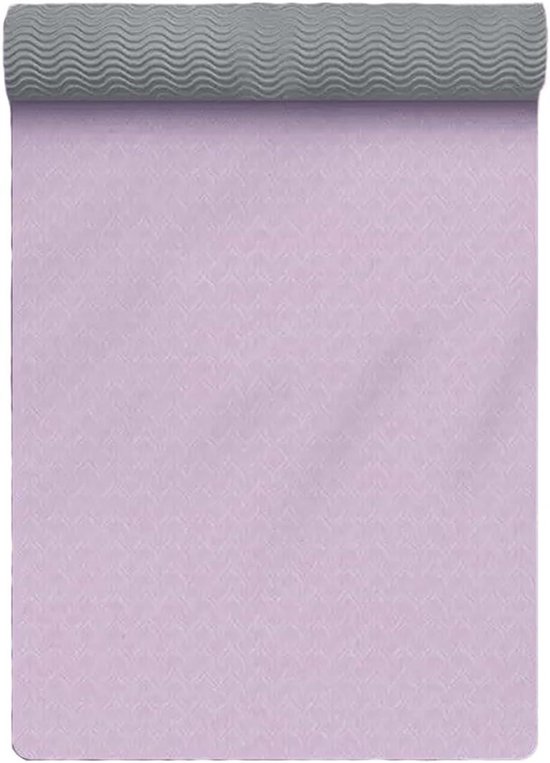 Opvouwbare Yogamat - Fitnessmat Pilates - Sport en Ontspanning - Antislip en Draagbaar - 183 x 61 cm - Zwart