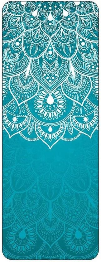 Opvouwbare Yogamat - Oefenmat Reismat - Fitness Thuis - Zweetabsorberend Antislip - 183x68 cm - Mandala