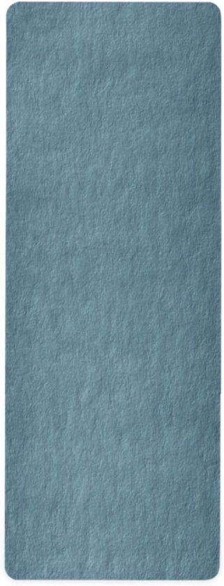 Opvouwbare Yogamat - Reis Yogamat Antislip - Yoga en Fitness - Natuurlijk Rubber Antislip - 71x26 inch - Blauw Groen