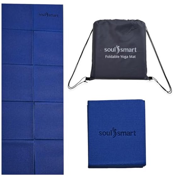 Opvouwbare yogamat voor fitness - antislip en draagbaar