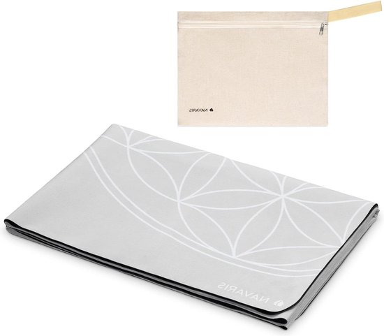 Opvouwbare yogamat voor op reis - 15 mm dikke yogamat voor yoga pilates training en fitness - Antislip - Met draagtas Yogamat van Merkloos
