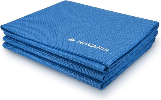 opvouwbare yogamat voor op reis - 4 mm dikke sportmat - Antislip fitnessmat voor yoga, pilates en fitness - Geschikt voor binnen en buiten van ASANA Fitness