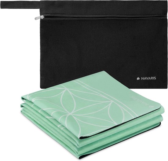 Opvouwbare Yogamat voor Reizen - 1,5 mm Dikke Antislip Yoga Mat voor Yoga, Pilates en Fitness
