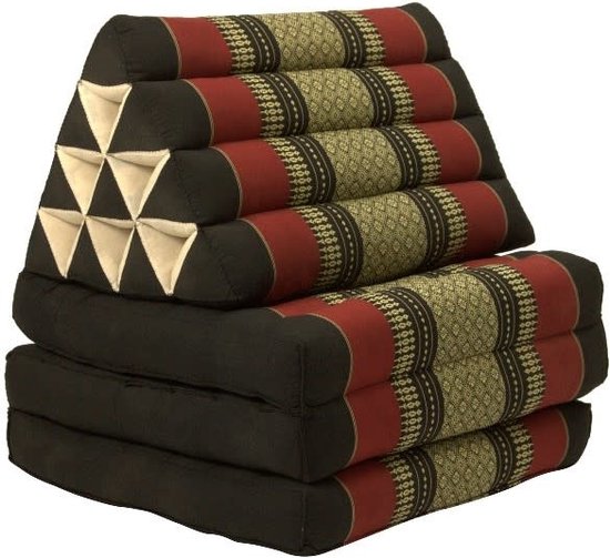 Orientique Thaise Yogablok / Korte Kussen Rood van Orientique