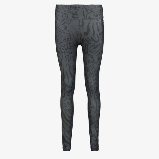 Osaga dames sportlegging met panterprint zwart - Maat XXL van Merkloos