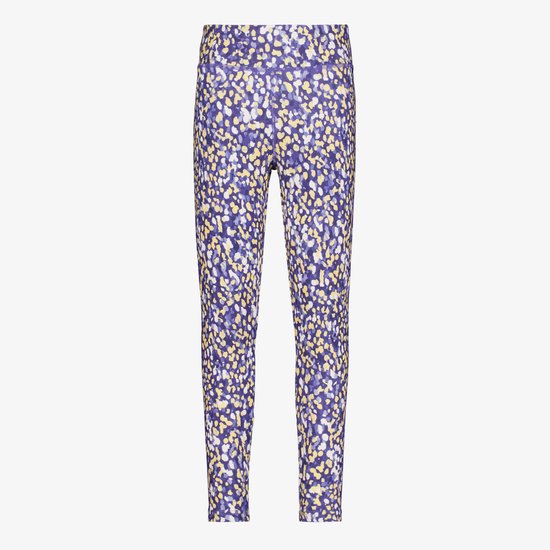 Osaga meisjes sportlegging met print paars geel - Maat 152