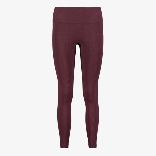 Osaga seamless dames yoga legging bordeauxrood - Maat S