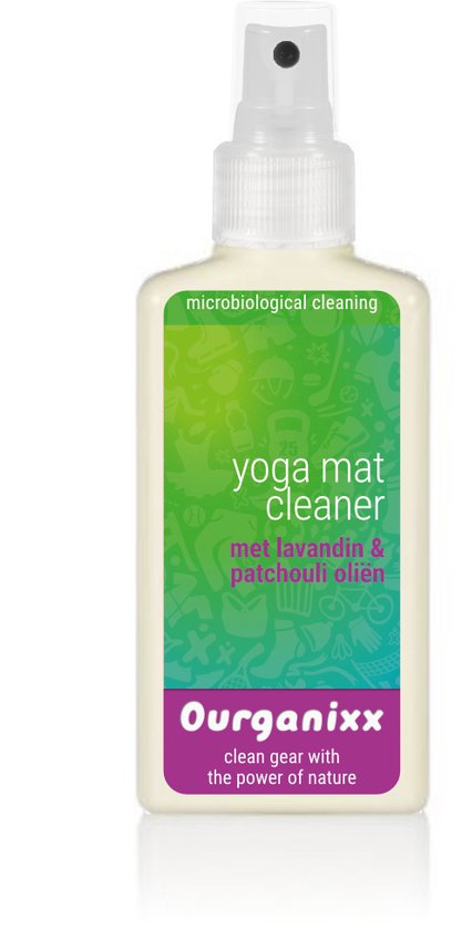 Ourganixx Yoga Mat Cleaner - microbiologische yogamatten reiniger - met lavandin & patchouli - 100ml van Ourganixx