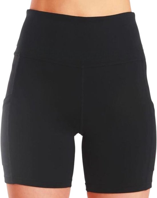 PACE Pocket Short - Korte Sportbroek - Dames Sportlegging - Short met Zakken - Korte Broek - met zakken - Comfortabel - Zwart - Maat S van Tuyana.