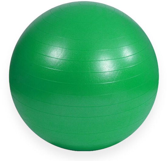 Padisport - Fitnessbal 75 Cm - Zitbal 75 Cm - Zwangerschapsbal - Fysio Bal - Oefenbal - Yoga Bal Inclusief Pomp - Fitnessbal - Pilates Bal - Yoga Bal Groen- Yoga Bal 75 Cm - Yoga Bal - Fitness - Groen