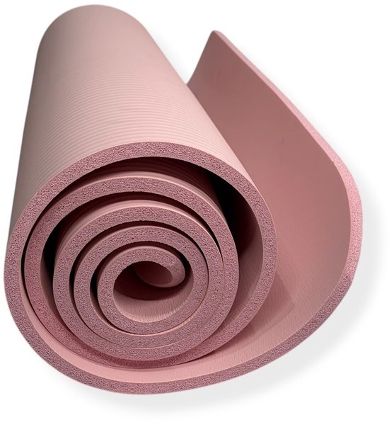 Padisport Yoga Mat Dik Licht Roze - Fitness Mat Extra Dik - Yoga Mat Extra Dik - Pilates Mat - Dikke Yogamat - Yoga Mat Anti Slip - Yoga Matje - Yoga Mat Dik - Sport Mat - Sport Matje Fitness van Padisport