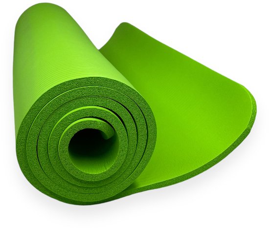 Padisport Yoga Mat Groen - Fitness Mat Extra Dik - Yoga Mat Extra Dik - Pilates Mat - Dikke Yogamat - Yoga Mat Anti Slip - Yoga Matje - Yoga Mat Dik - Sport Mat - Sport Matje Fitness van Padisport