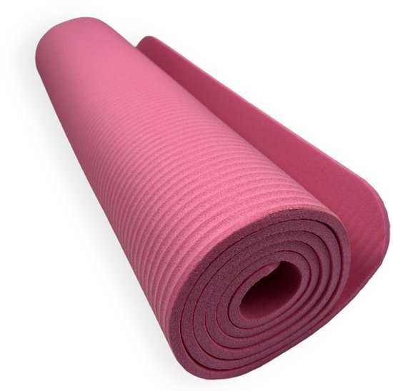 Padisport Yoga Mat Roze - Fitness Mat Extra Dik - Yoga Mat Extra Dik - Pilates Mat - Dikke Yogamat - Yoga Mat Anti Slip - Yoga Matje - Yoga Mat Dik - Sport Mat - Sport Matje Fitness van Padisport