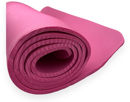 Padisport Yoga Mat Roze - Fitness Mat Extra Dik - Yoga Mat Extra Dik - Pilates Mat - Dikke Yogamat - Yoga Mat Anti Slip - Yoga Matje - Yoga Mat Dik - Sport Mat - Sport Matje Fitness van Padisport