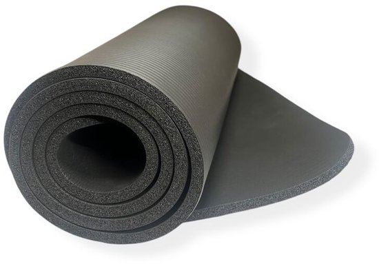Padisport Yoga Mat Zwart 10x - Yoga Mat Extra Dik - Pilates Mat - Dikke Yogamat - Yoga Mat Anti Slip van Padisport