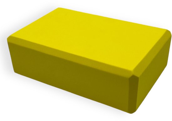 Padisport - Yogablok - Yogablokken Set Van 2 - Geel - Yoga Blokken - Set Van 2 Foam Blokken - Yoga Blok - Yoga - Yoga & Pilates
