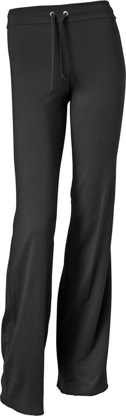 Papillon Dans Broek met Wijde Pijp - Danskleding Dames - Zumba Kleding - Supplex - Zwart - L van Merkloos