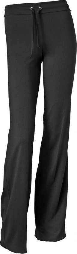 Papillon Dans Broek met Wijde Pijp - Danskleding Dames - Zumba Kleding - Supplex - Zwart - S van Papillon