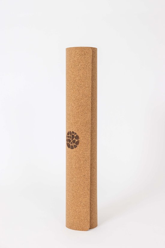 Pierre Sports Yoga Mat Kurk - Extra Lang en Dik - Duurzaam - Yoga, Pilates en Fitness - 205 x 68 x 0.6cm van Pierre Sports