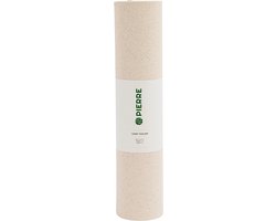 Pierre Sports - Yoga Mat Lizard - Stijlvol Wit - Licht om dragen - Yoga en Pilates - 190 x 60 x 0.5cm van Merkloos
