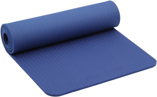 Pilates mat pro dark blue Fitnessmat YOGISTAR van Merkloos