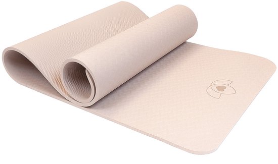 Pilatesmat TPE extra dik 10 mm sand - Lotus van Lotus