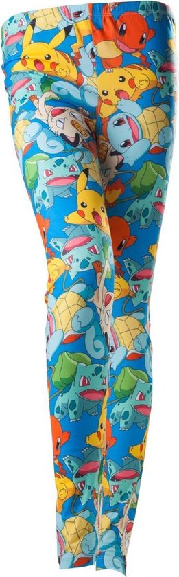 Pok�mon - Fighting Pok�mon dames legging met all over print multicolours - S - Televisie anime merchandise van Pokémon