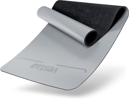 Premium Antislip Yogamat van Natuurlijk Rubber met Optimale Demping