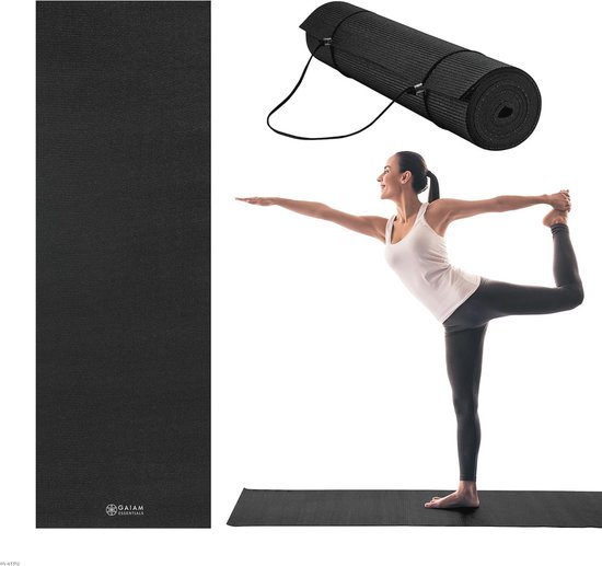 Premium Yogamat voor Yoga, Pilates en Vloeroefeningen - Draagdoek Inclusief