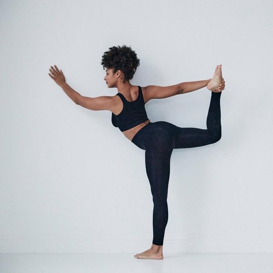 Pretty Polly Legging - Active Wear - Zacht - Naadloos - Ademend - Comfort - Bewegingsvrijheid - Gerecycled Garen - Yoga - Pilates - XL - Zwart van Pretty Polly
